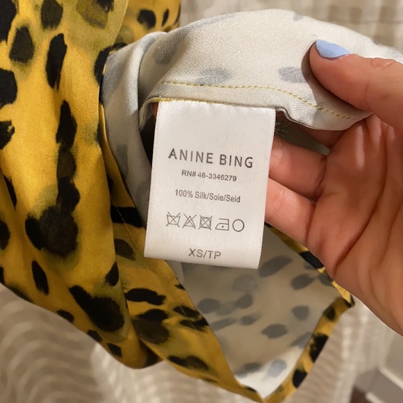 Anine Bing Silk Leo Skirt - Picture 3 of 4